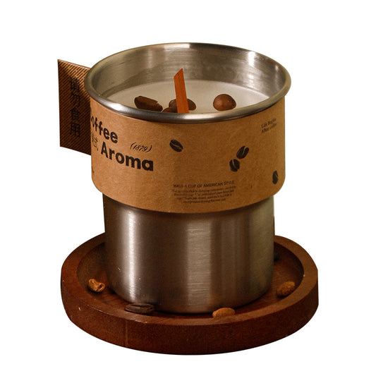 Coffee scented candles gift box birthday graduation gift boys and girls friends girlfriends niche high-sense household bedroom