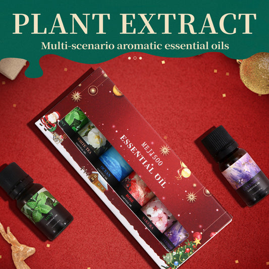 Cross-border foreign trade Christmas aromatherapy essential oil kit, rose lavender water-soluble aromatherapy essential oil, fresh air