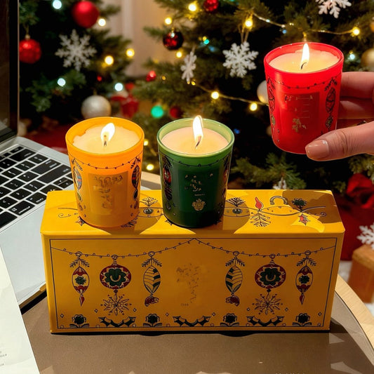 Foreign trade special supply for Pa Ma Xing birthday gift scented candles high-end gift box limited to three-piece set of aromatherapy spot delivery