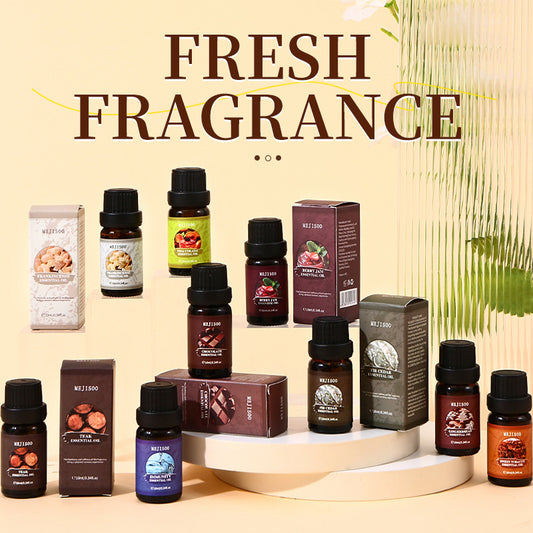 Cross-border Christmas Essential Oil 10ML Merry Christmas Aromatherapy Essential Oil Gingerbread Berry Jam Water Soluble Aromatherapy Essential Oil