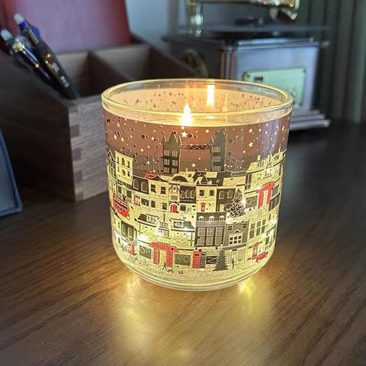 Factory wholesale smokeless scented candle cup, home bedroom hotel plant wax, Christmas gift box